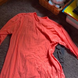 Pink long sleeve top